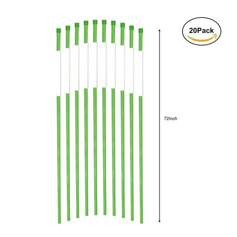 72 in. Driveway Reflectors Solid Snow Markers 5/16 in..